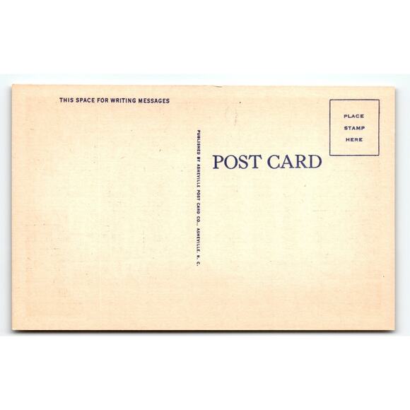 Vintage Linen Postcard First Baptist Church Thomasville GA 1940s - Picture 2 of 2